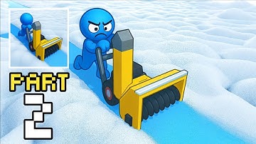Snow Shovelers: Simulation - Gameplay Walkthrough Part 2 - Shovel Snow Upgrade Tools (iOS, Android)