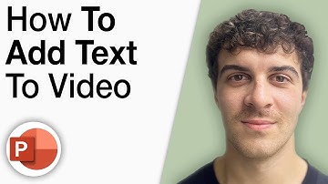 How To Add Text to Video in Microsoft Powerpoint Tutorial  [2025 Full Guide]