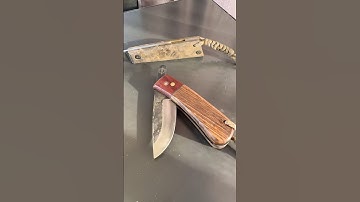 Friction Folders #pocketknifes #handmade #bladesmithing #edc #forging #shortvideo