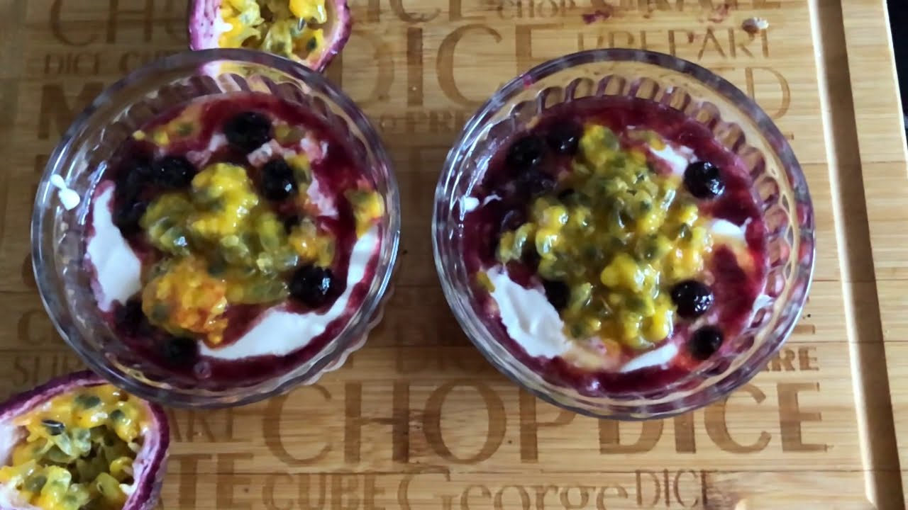 Dessert aux fruits de la passion simple et bon YouTube