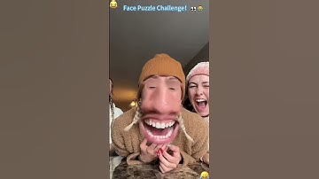 Face Puzzle Challenge 👀😂#facepuzzle #face #challenge #funny #fyp #lol #happy
