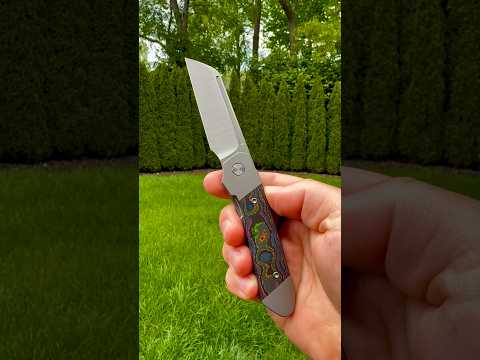 Divo Knives Exclusive Lush V2: Righty - CamoCarbon 80’s Vanax Steel. Traditionalpocketknives.com