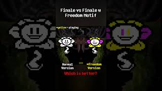 Finale with Freedom motif Version Comparison part 1 #undertale #deltarune