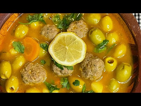 Vidéo: Soupe De Viande Aux Olives