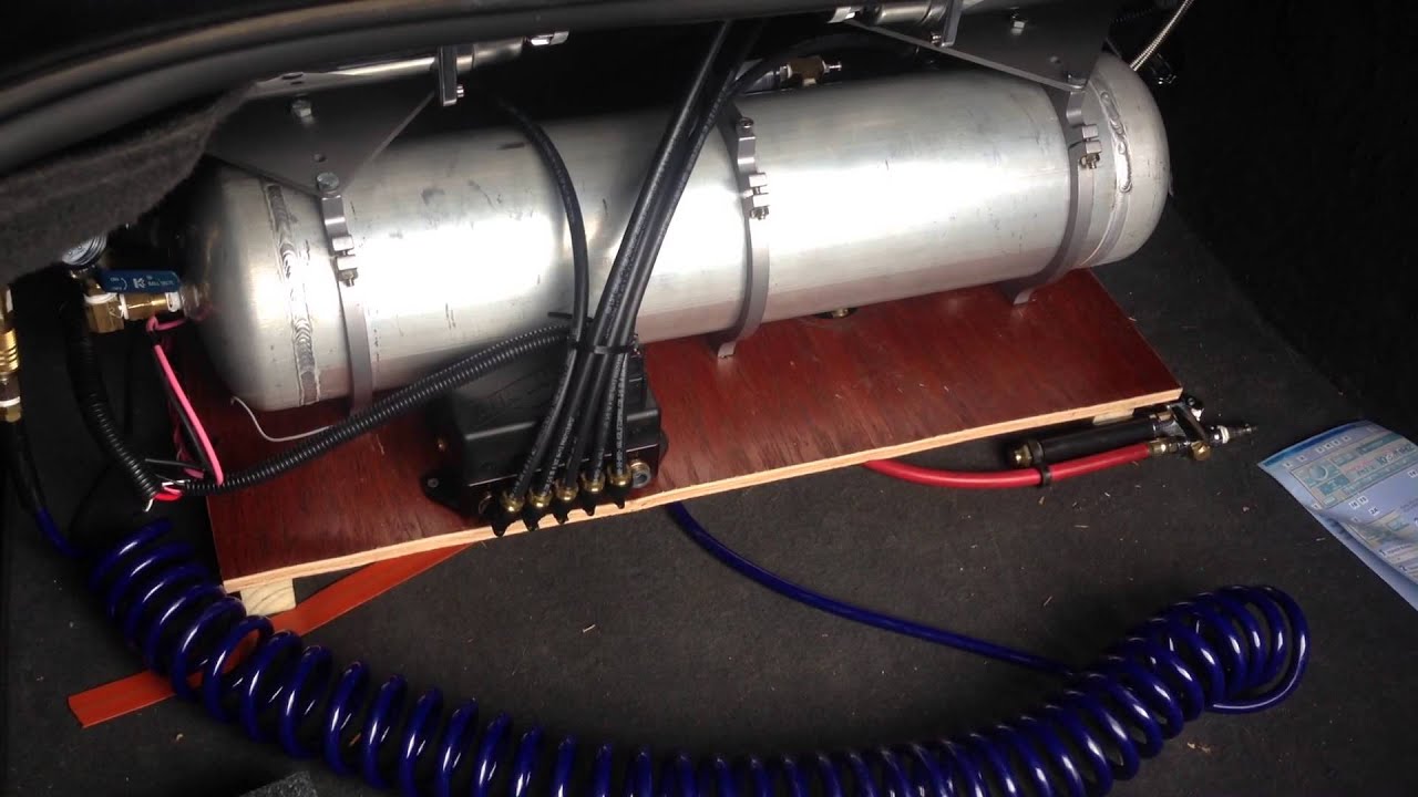 My trunk setup air lift mk4 jetta YouTube