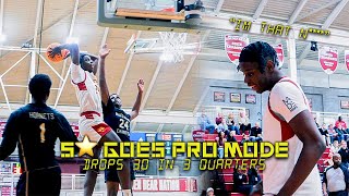 TOP 5 Senior Caleb Wilson WENT PRO MODE & DROPPED A #30ball IN 3 QUARTERS