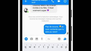Facebook Messenger - Traduction Automatique Anglais/Français (M Translations) screenshot 3