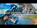Goa grand Island beach activity// jet ski, scuba diving, parasailing, banana ride. Full vlog ll..