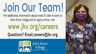 Join Our Team! Make a Difference in the Lives of our Residents.