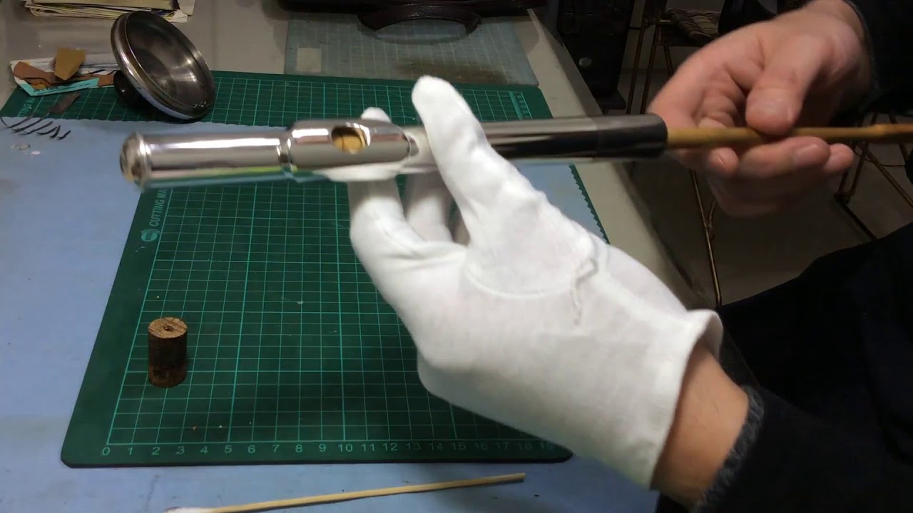 Flute Headjoint Cork 吹口管軟木更換完成 YouTube