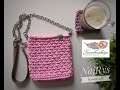 Návod na malou háčkovanou crossbody kabelku ze šňůr Loopy