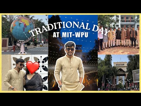 Traditional day in our college🏛️MITWPU #parthbhoite #pune #collegelife #dailyvlog 