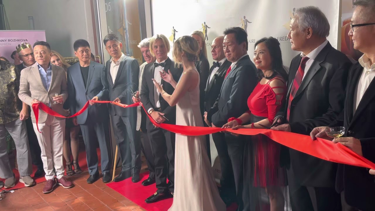 Christina Androsenko Grand Opening of 🎩 Fred Astaire Dance Studio in Arcadia - ballroom dance