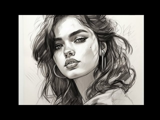 30-Minute Portrait Drawing for Beginners – MY RED NATURE