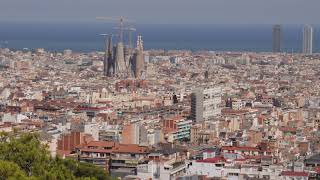 Barcelona Cityscape Free Stock Footage