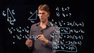 Projectile Motion - How Fast When it Hits the Ground | Physics with Professor Matt Anderson | M4-11