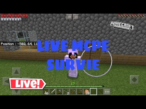 LIVE MCPE SURVIE part 2 - YouTube