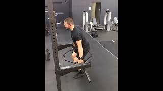 Isometric Trap Bar Deadlift (above knee)