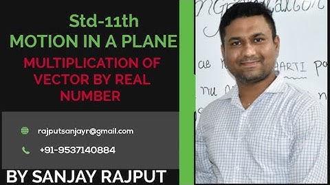 MULTIPLICATION OF A VECTOR BY REAL NUMBER