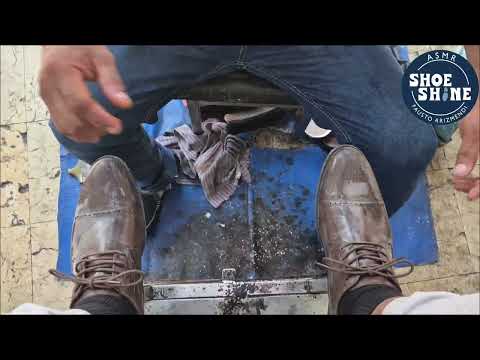 S9E15 The Dark Brown Shoes #ASMR #shoeshine #faustoarizmendi