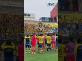 Despedida de los jugadores de la UD Las Palmas de la afición en el último partido en casa