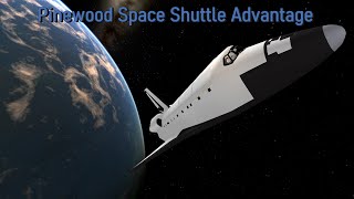 Takeoff and landing: Pinewood Space Shuttle Advantage