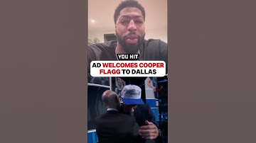 Cooper Flagg AND Anthony Davis Are Dallas Mavs 🫣