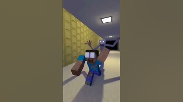 Scp-096 Chase Herobrine #shorts video