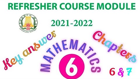 6th maths refresher course module key answer,6th maths refresher course module,6th maths key answer