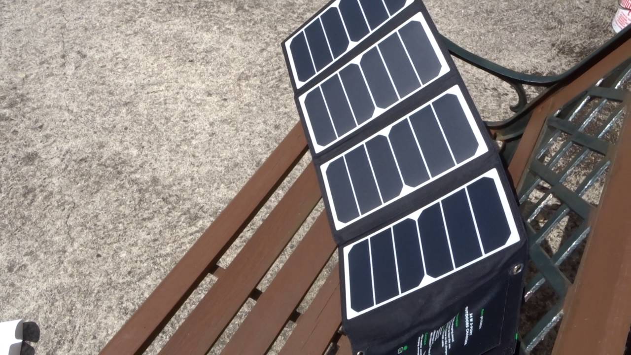 chargeur solaire ravpower 24w