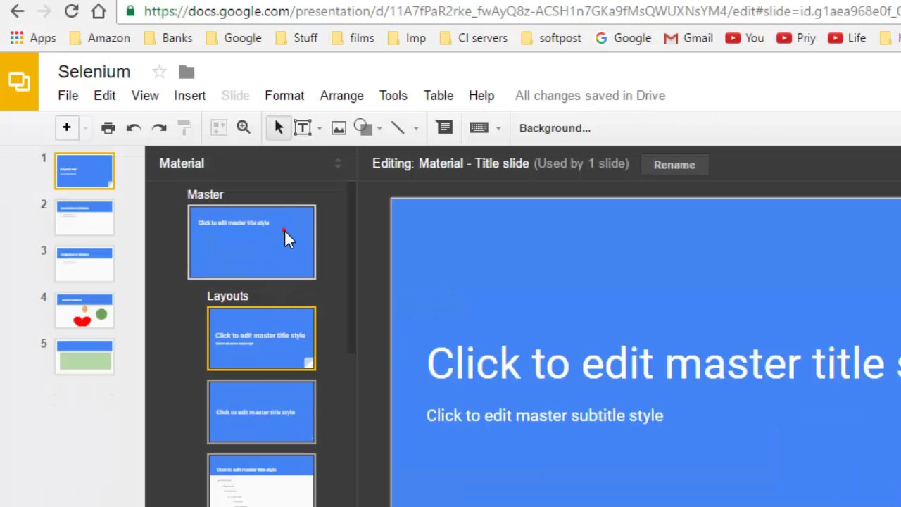 google presentation edit theme