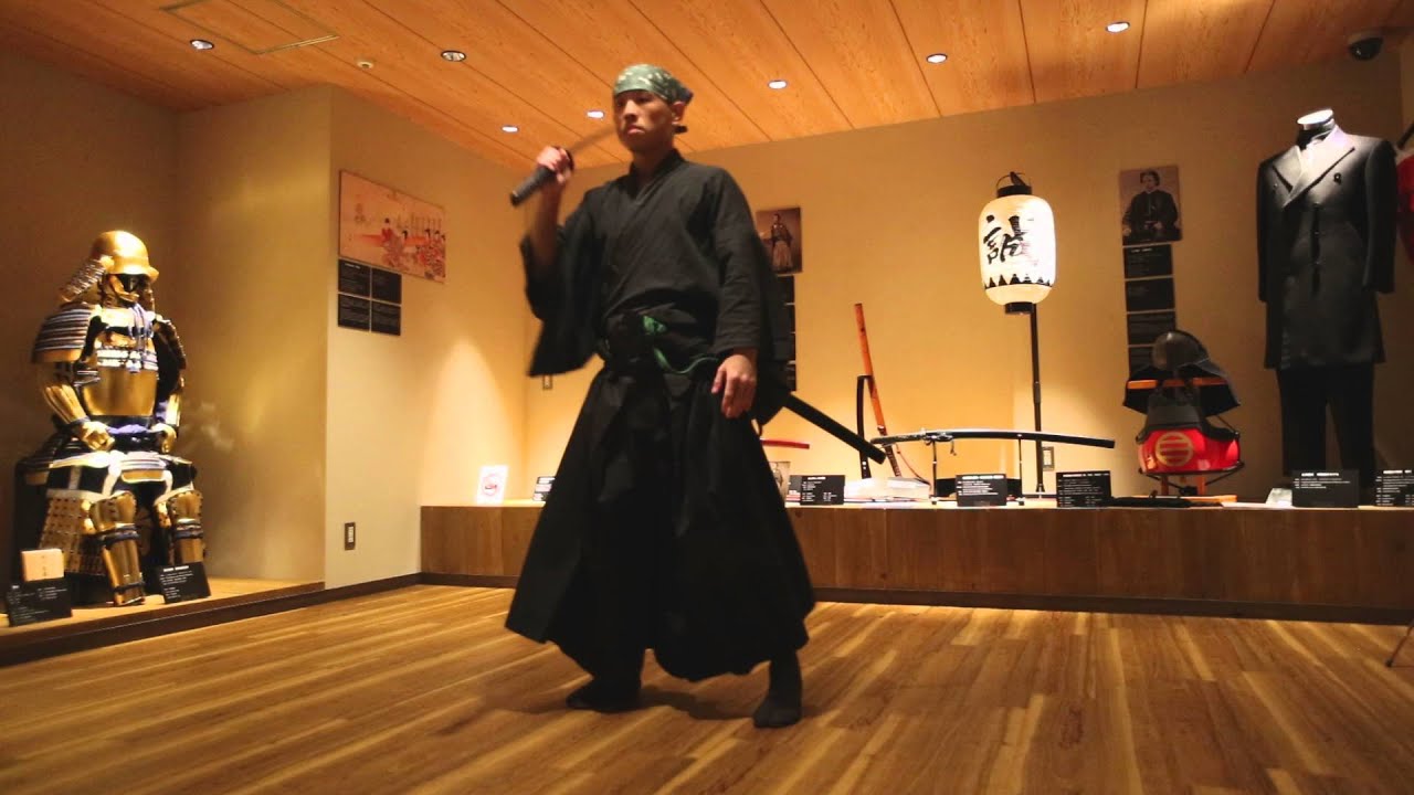 Tate, Samurai Sword Performance, Samurai Museum, Shinjuku, Tokyo, Japan -  YouTube