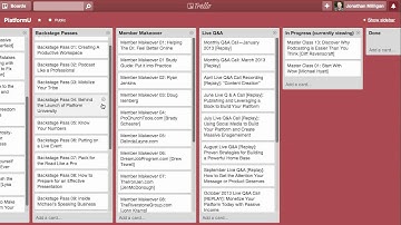 How to Use This Trello Board for Platform University