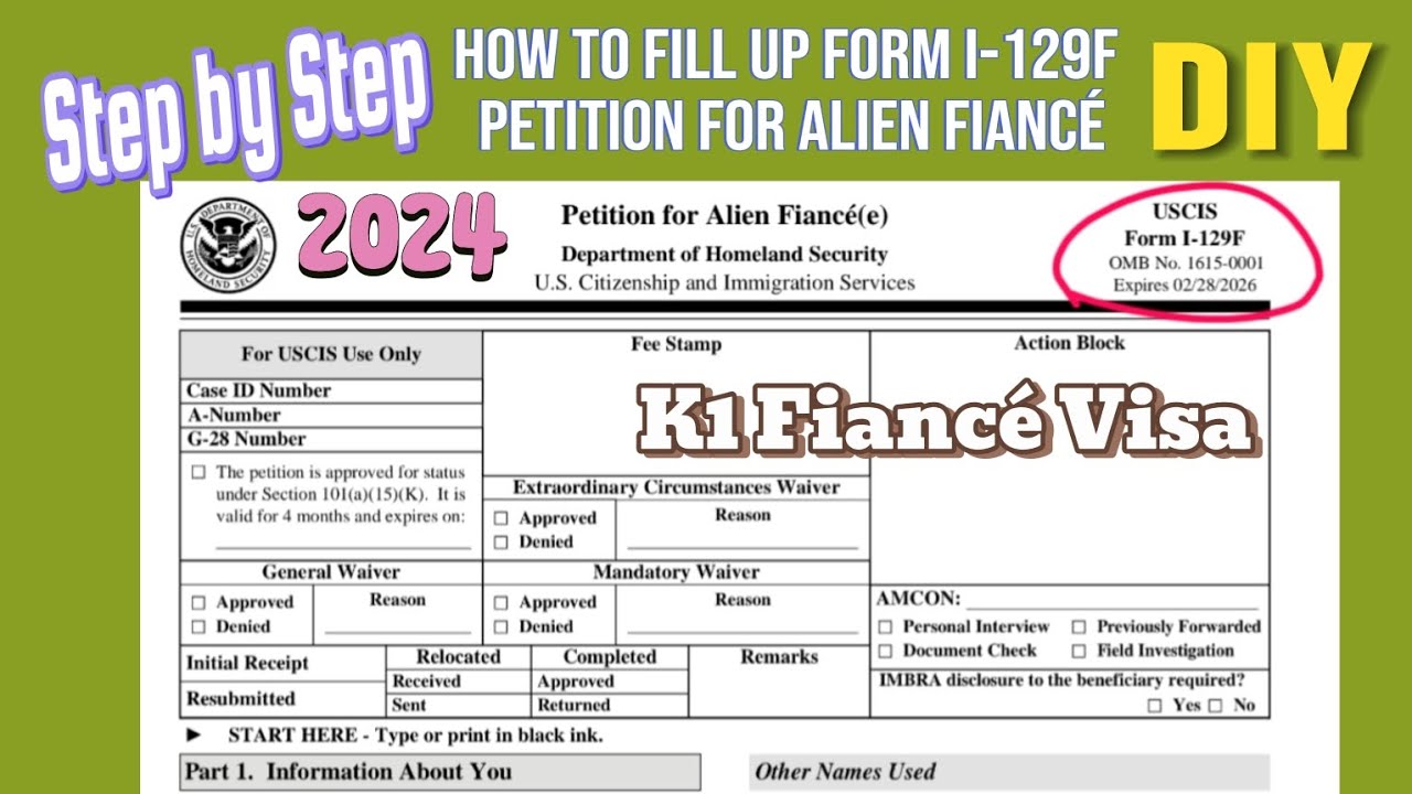 Approved How To Fill Out Form I 129F Petition For Alien Fianc 2024 Approved How To Fill Out Form I 129F Petition For Alien Fianc 2024