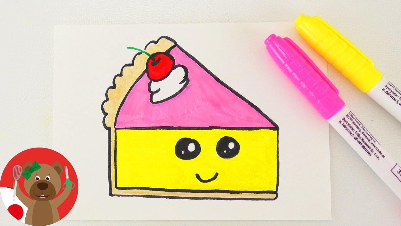 かわいいケーキのイラストの描き方 Youtube
