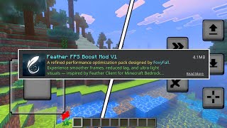 FEATHER FPS BOOST PACK FOR MCPE 1.21  | [FPS BOOST]