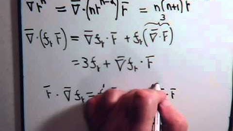 Vector Identity With Position Vector/Scalar Example 2  Part B