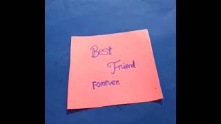 Best friend forever ?//shortscrafter ranjita