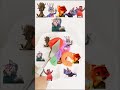 Zootopia 2 Color mixing #satisfying #disney #nick #judy