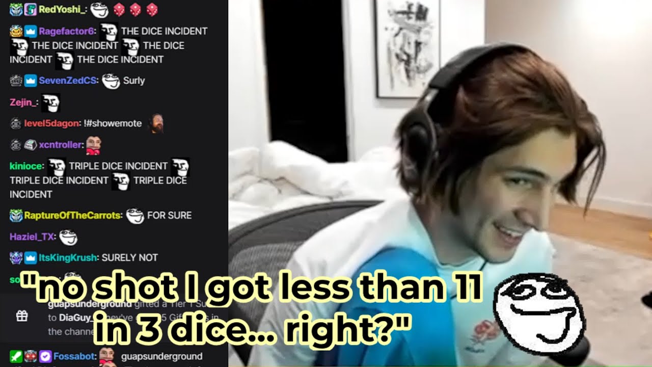 xQc is Clueless until he got the most badluck in the game