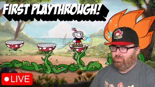 This Game Is Sorta...Easy? Cuphead First Play  [Defy Live]