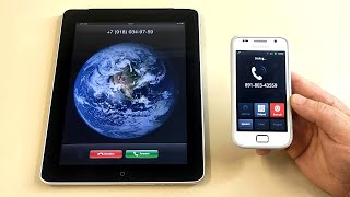 Samsung Galaxy S1 vs Apple iPad1 Incoming & Outgoing Call