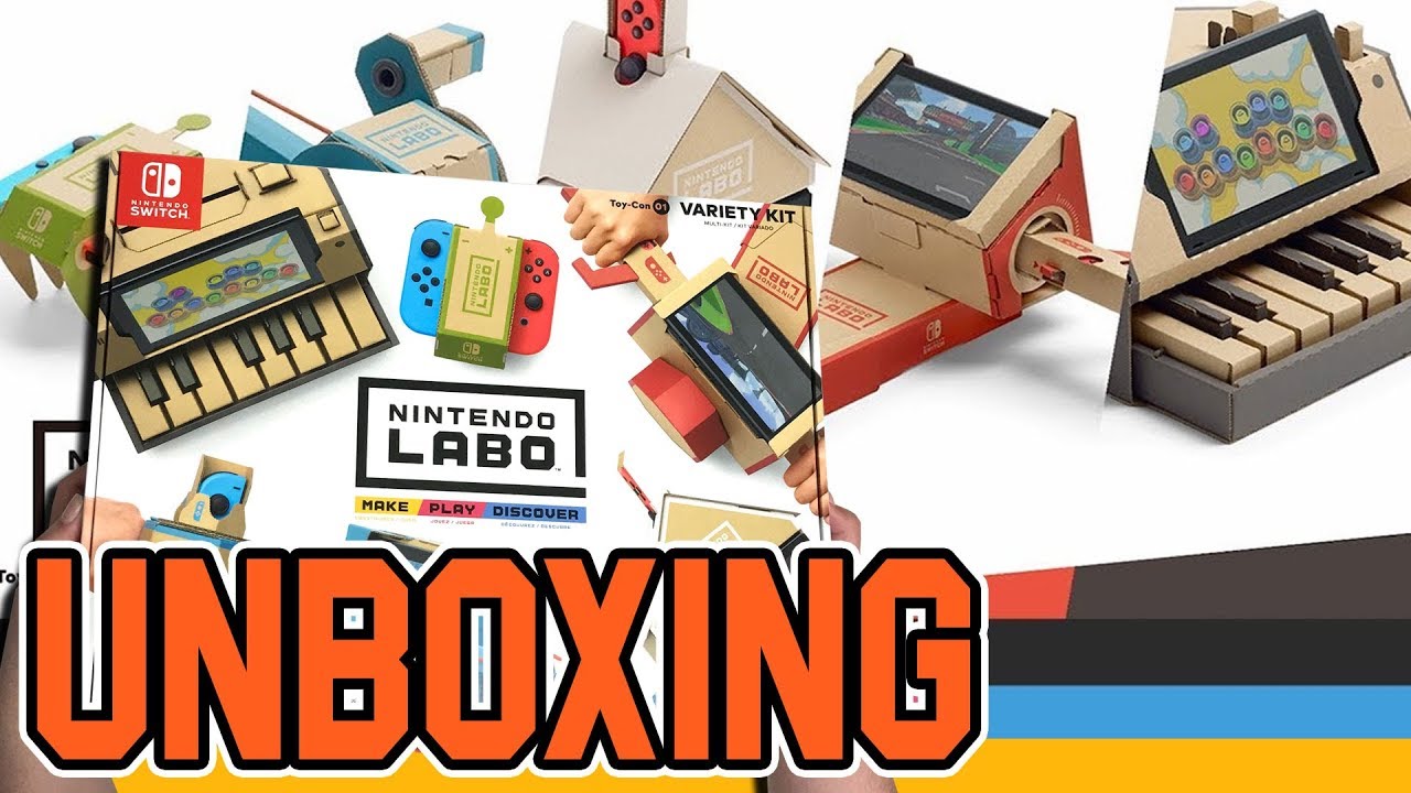 Nintendo Labo Variety Kit (Switch) Unboxing!! 