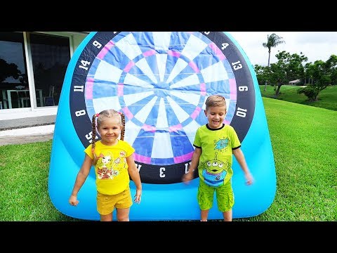 Diana and Roma play Outdoor Games & Activities for kids