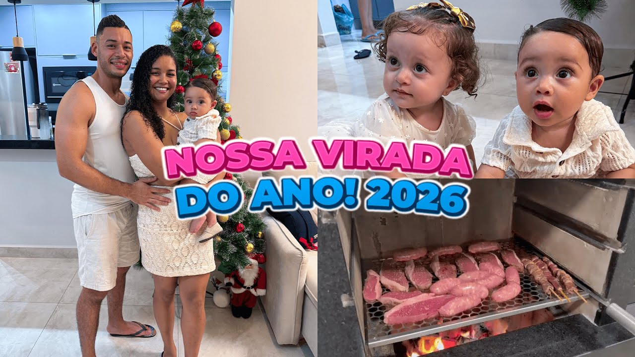 Nossa Virada do Ano em Família 🎆 | Praia, Piscina e Churrasco
