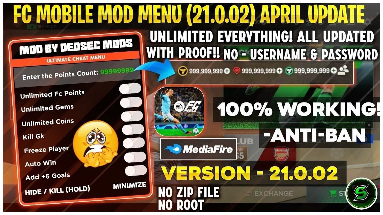 FC Mobile Apk Mod Menu v.21.0.02 2024 New Feature &