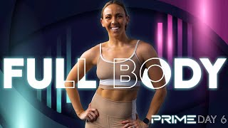 Full Body & *Abs Challenge* Workout | PRIME - Day 6 #lowimpactworkouts #dumbbellworkout