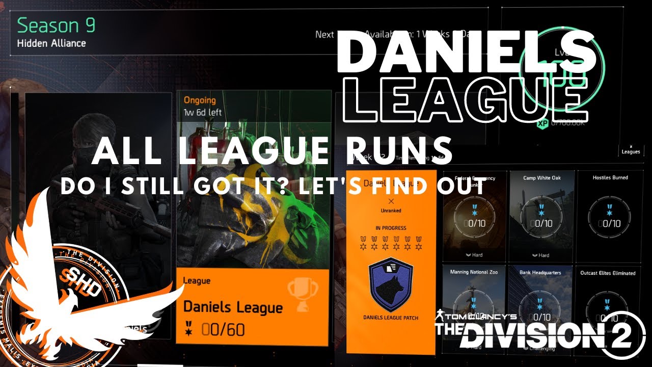 The Division 2 WONY - Daniel's League RUNS [06-07-2022]