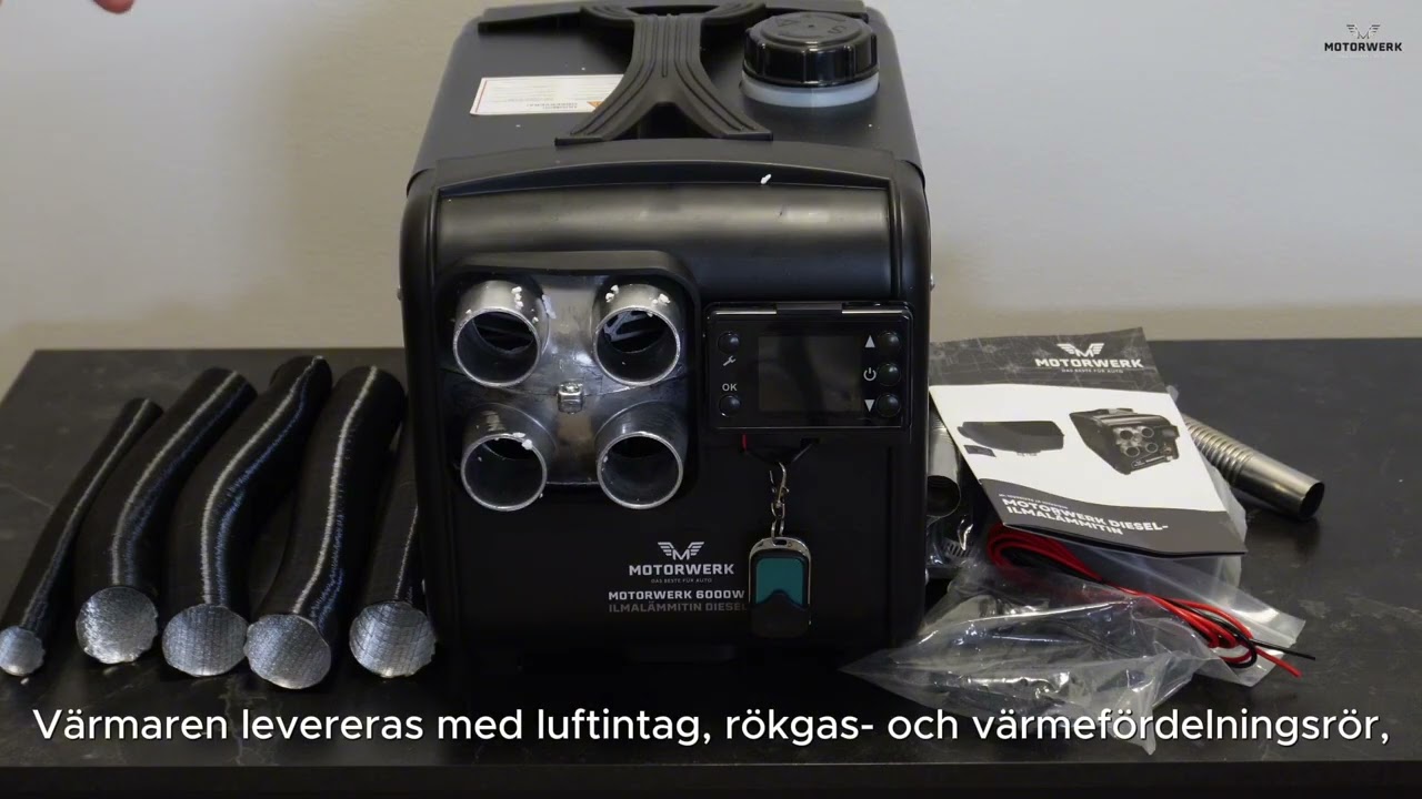 Motorwerk 6kW dieselilmalämmitin