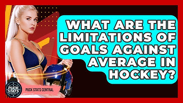 What Are The Limitations Of Goals Against Average In Hockey? - Puck Stats Central